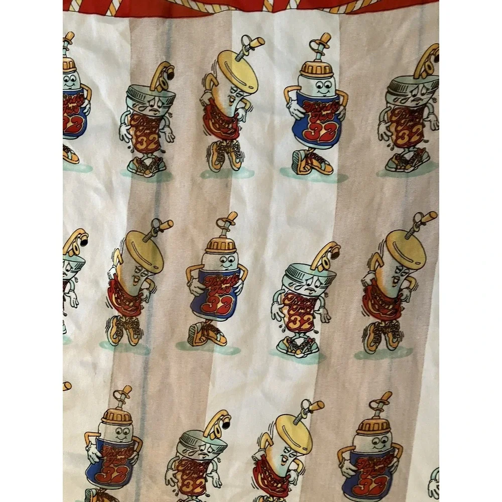 Thirsty Two Scarf 32  AM PM MINI MART Multicolor Happy Juice Slurpee 23x23 - Picture 3 of 10